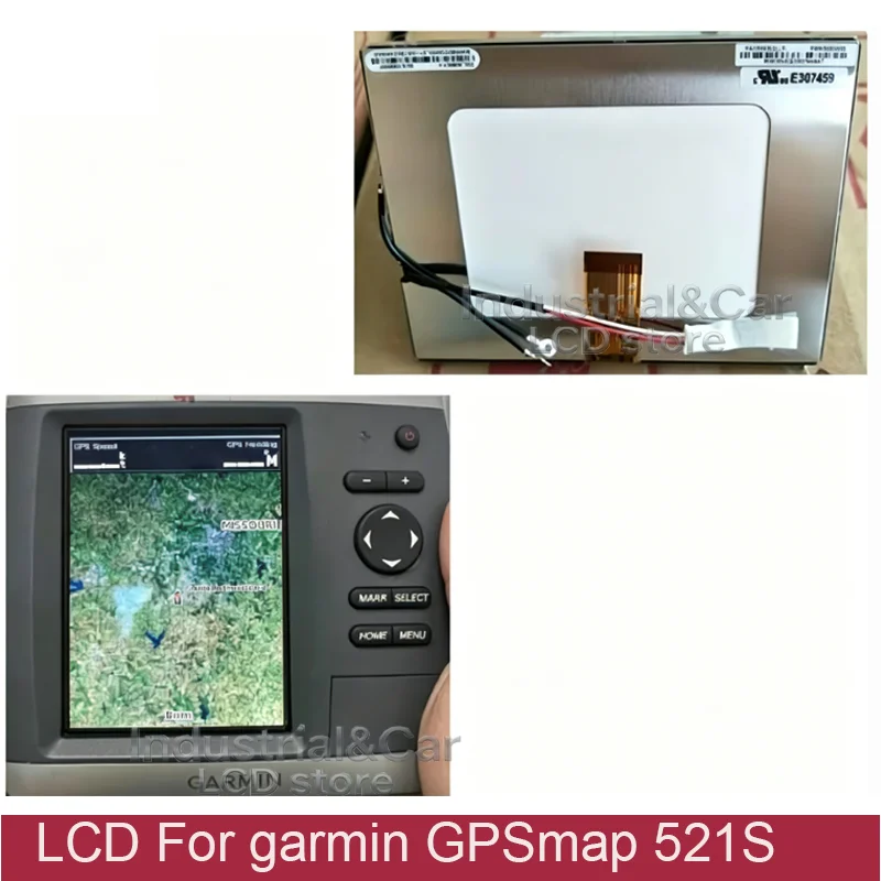 LCD For garmin GPSmap 521S Original 5 Inch LCD Display Screen For Garmin GPSMAP 521S  LCD Replacement
