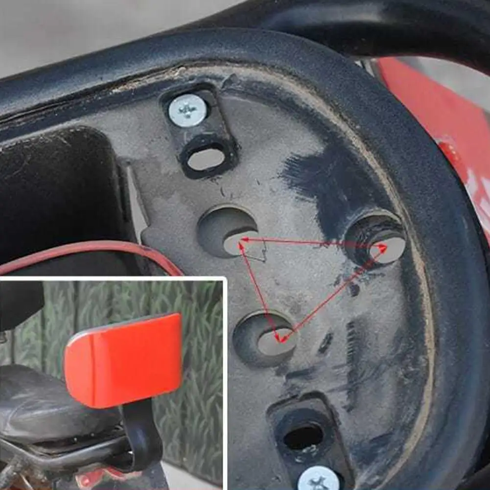 Parts Thickening Comfortable Soft Electric Bicycle Backrest Pad E-Bike Scooter Motorcycle Cushion Seat Back Rearrest R4C8