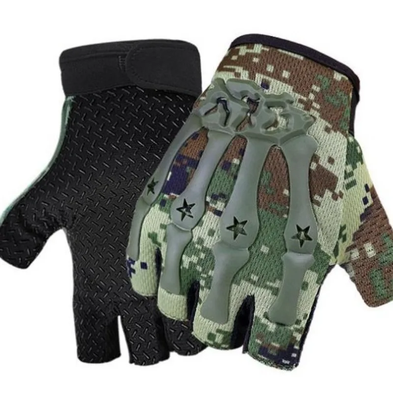 Half Finger Cycling Gloves Men Women Anti Slip Tactical Breathable MTB Road Bike Bicycle Gel Pad Outdoor Sports Fitness Climbing