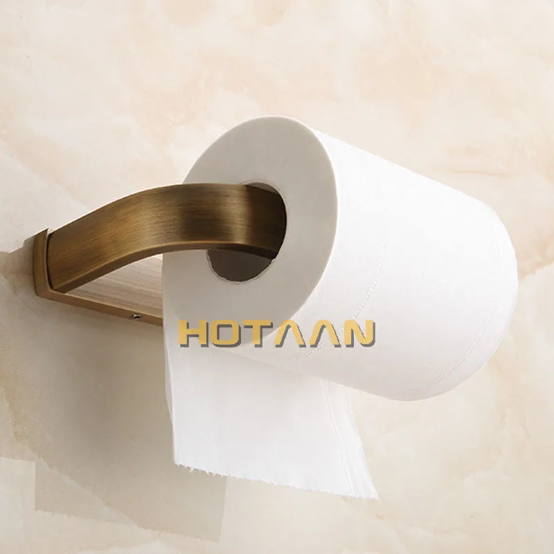 .,Antique Brass Finish Solid Brass Toilet Paper Holder Bathroom Accessoreis Toilet Tissue Paper Roll holder YT-10492