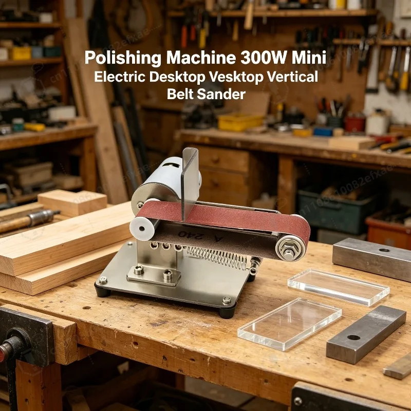 polishing-machine-300w-mini-electric-desktop-vertical-belt-sander-for-sanding-wood-acrylic-metal-and-many-other-materials