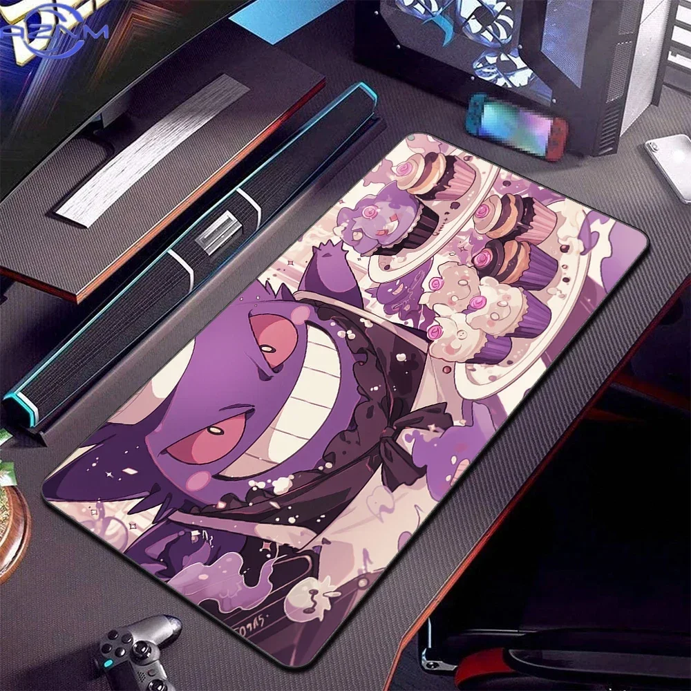 Pokemon Japan Anime Mouse Pad XXL Gengar PC Cool Gamer Cabinet Keyboard Rug Extended Desk Mat Laptop Kawaii Mousepad Gifts