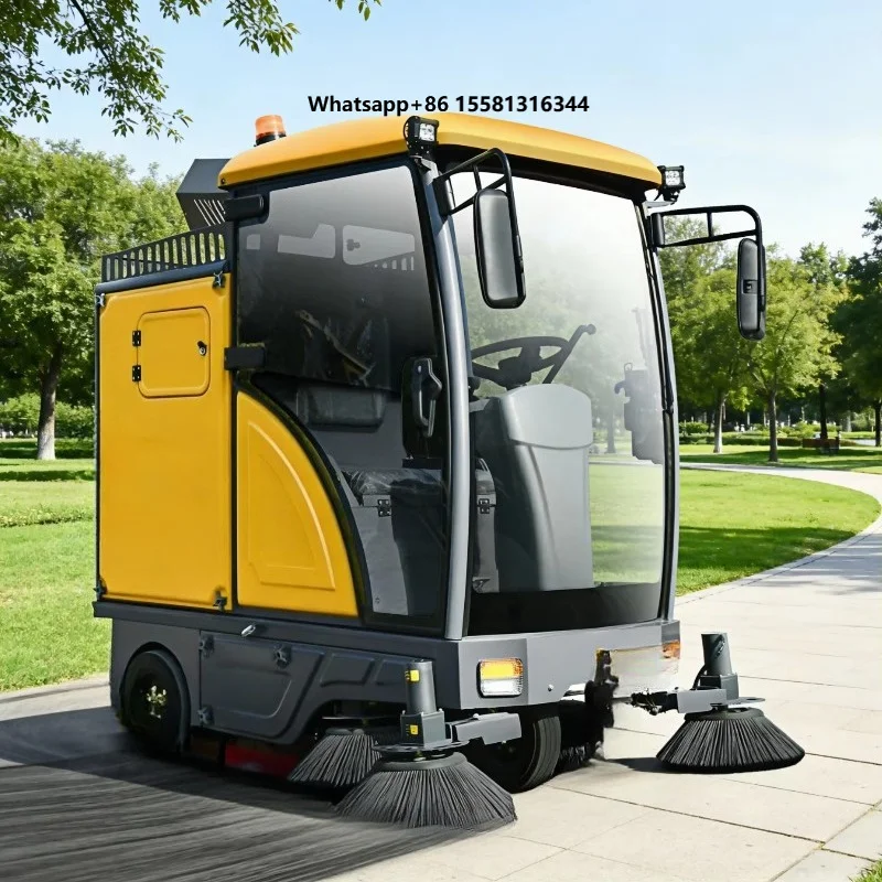 Industrial Floor Sweeper Ride on Sweeper Machine for Warehouse Factory Road Cleaning Commercial Floor Cleaner