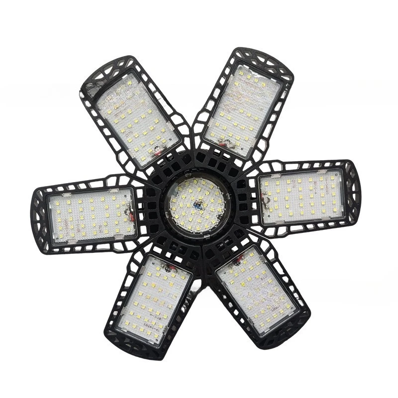 

Deformation light strong light super bright folding leaf garage light foldable