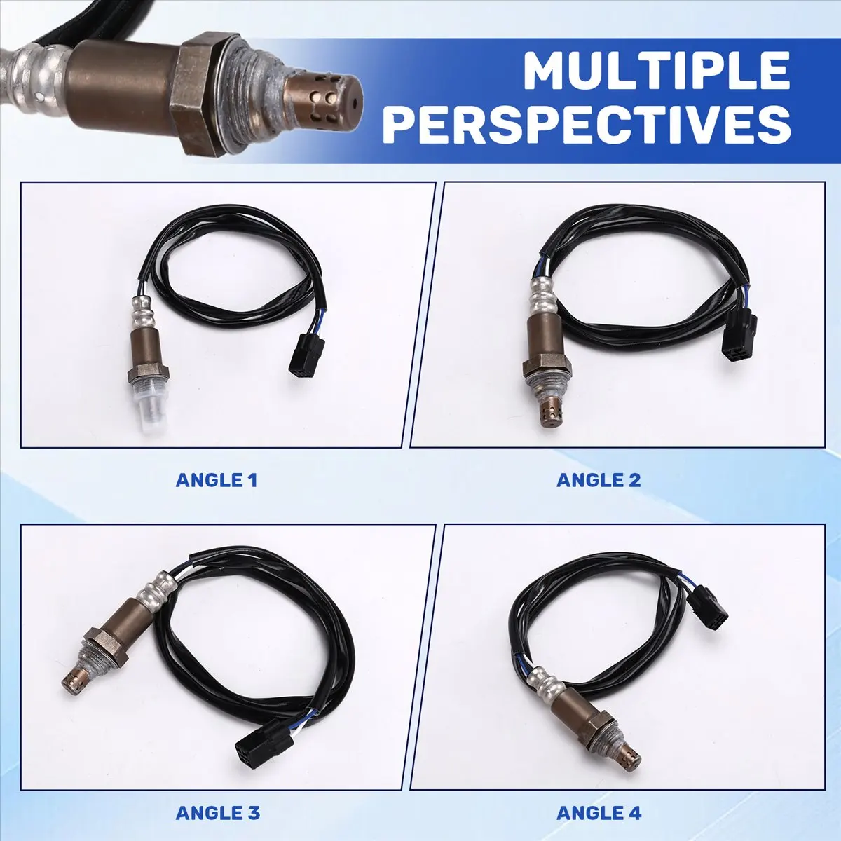 #19H Oxygen Sensor ,2D2-8592A-00 Oxygen O2 Sensor 2D28592A00 for YAMAHA (Black) 2
