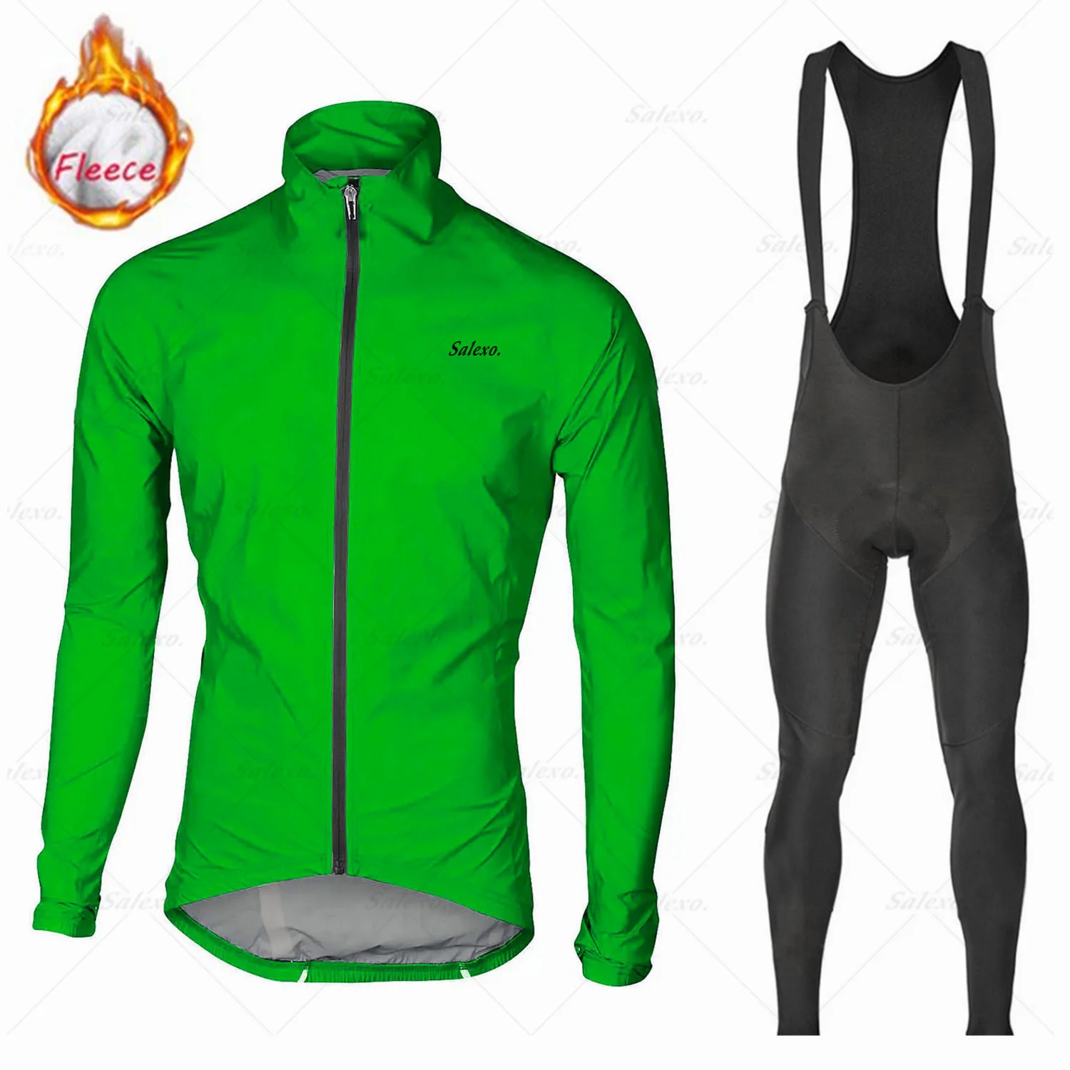 2023 Men's Winter Thermal Fleece Cycling Jersey Set MTB Uniform Bicycle Clothes Maillot Ropa Ciclismo Long Sleeve Bike Clothing