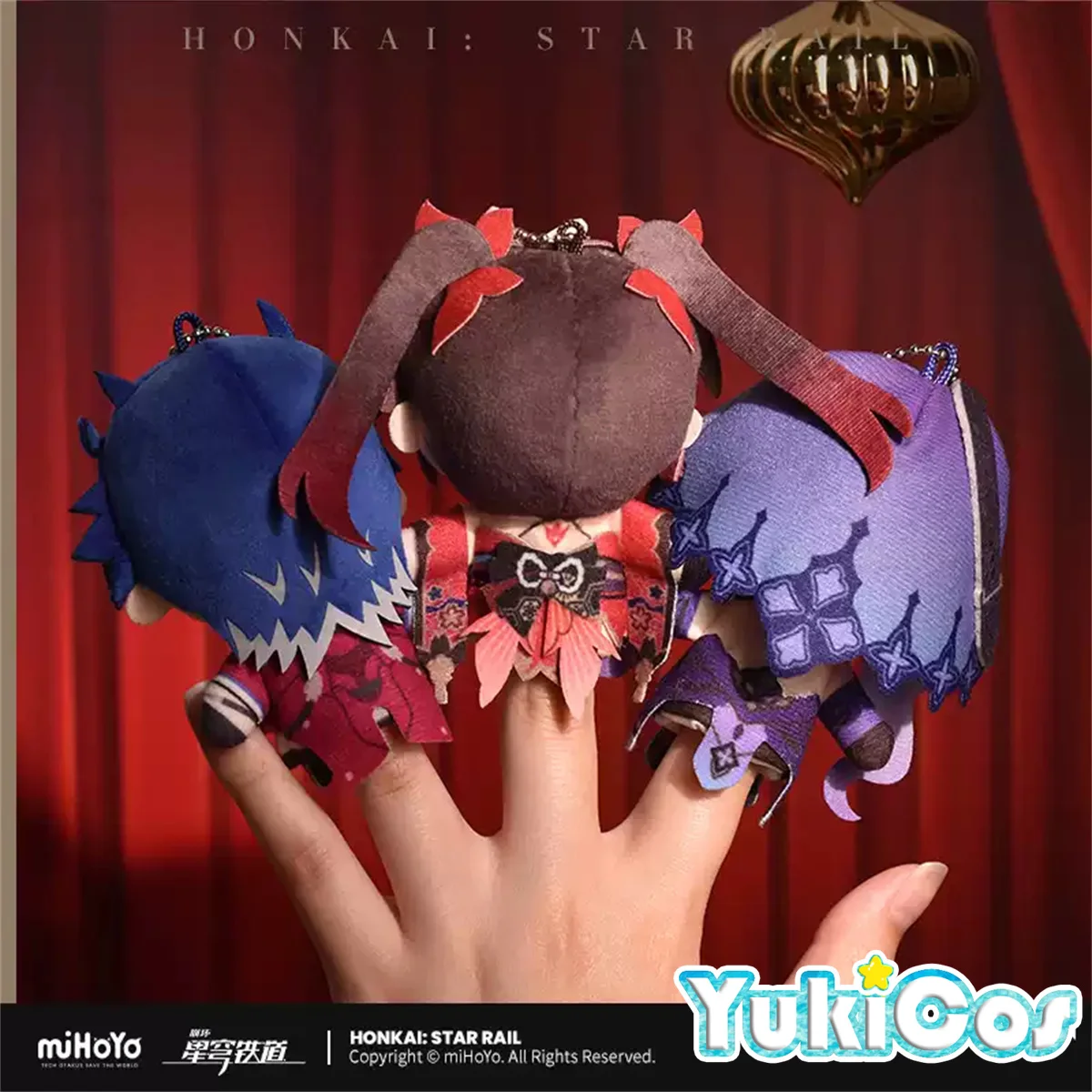 Honkai: Star Rail Sampo Koski Sparkle Black Swan Stuffed Plushie Plush Doll Finger Toy Puppet Keychain Sa