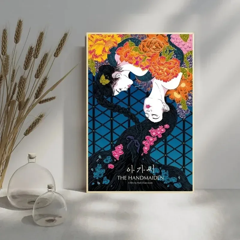 Korean Lesbian Films The Handmaiden Character Poster Canvas Painting Film Wall Art for Living Room Home Decor Gift