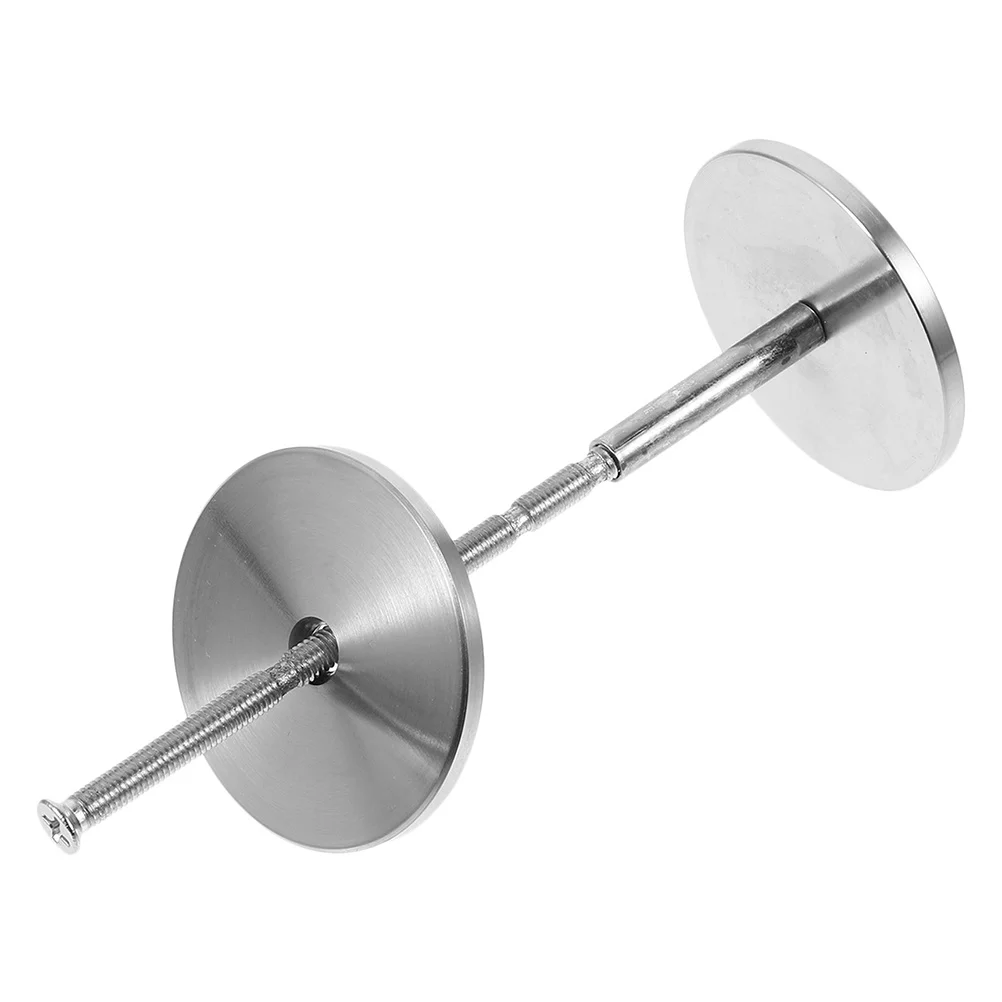 Anti-Theft Door Hole Cover Stainless Steel Round Decorative Door Lock Hole Plate Durable Rustproof Security Deadbolt Cover