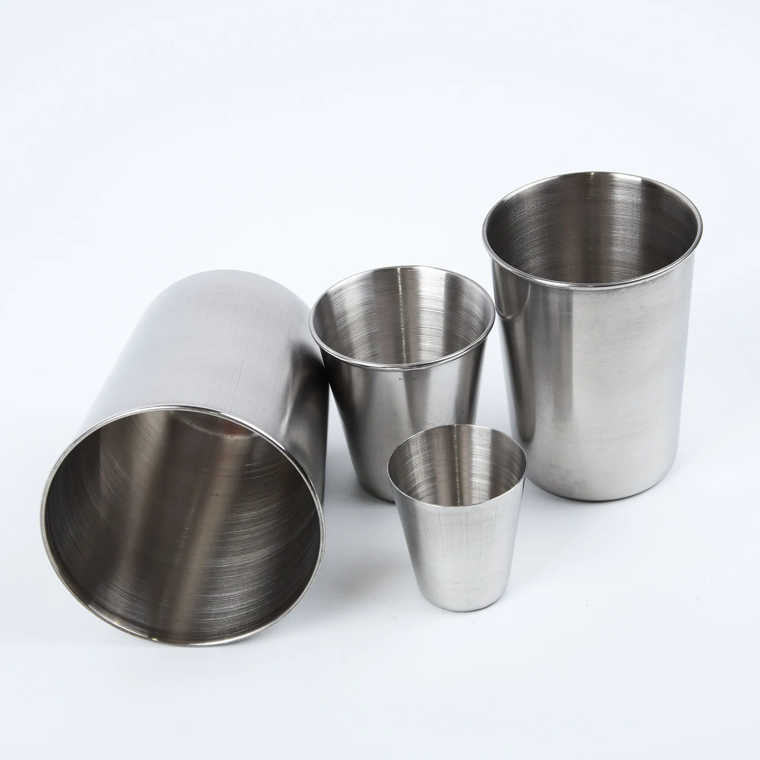 ​ Stainless Steel 30/70/180/320ml Beer Cola Milkshake Cup For Bar Coffee Shop Portable Drinkware Outdoor Travel Camping Mugs