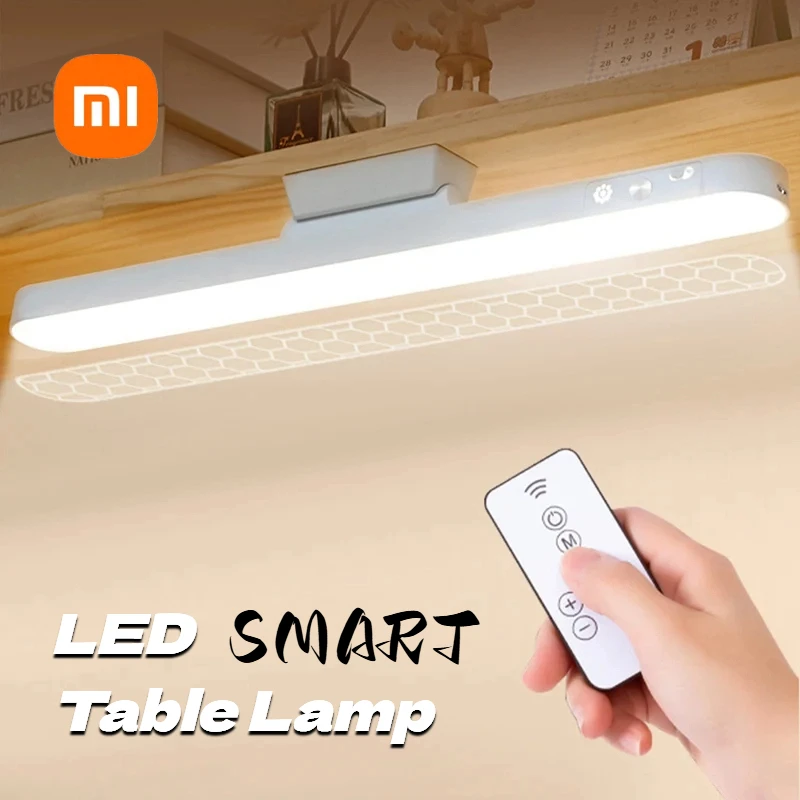 

Xiaomi LED Table Lamp Magnetic Hanging USB Rechargeable Desk Lamp 3Color Read Light Dimmable Cabinet Closet Wardrobe Night Light
