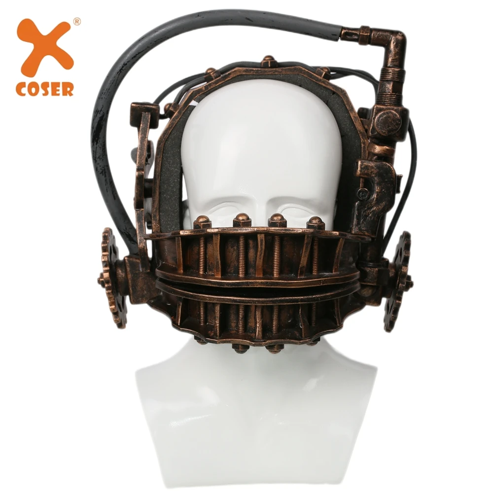 Xcoser Reverse Bear Trap Helmet Cosplay Masks Props Resin Replicas for Adult Halloween Cosplay