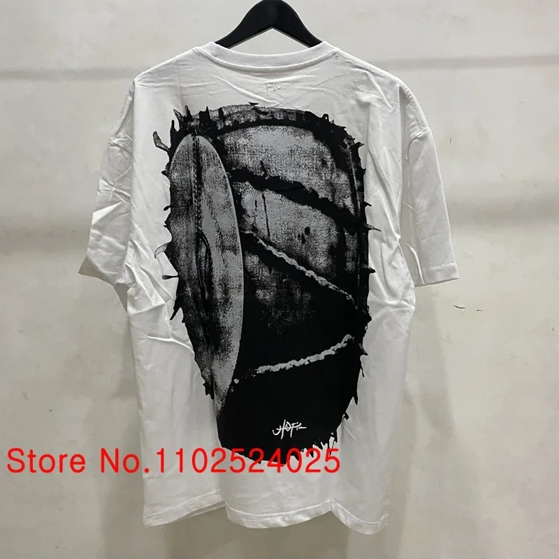 Real Picture Cactus Jack T-shirt Vintage Wheel Fashion Print Streetwear Men Women Loose Casual UTOPIA Short-sleeved Top Tee