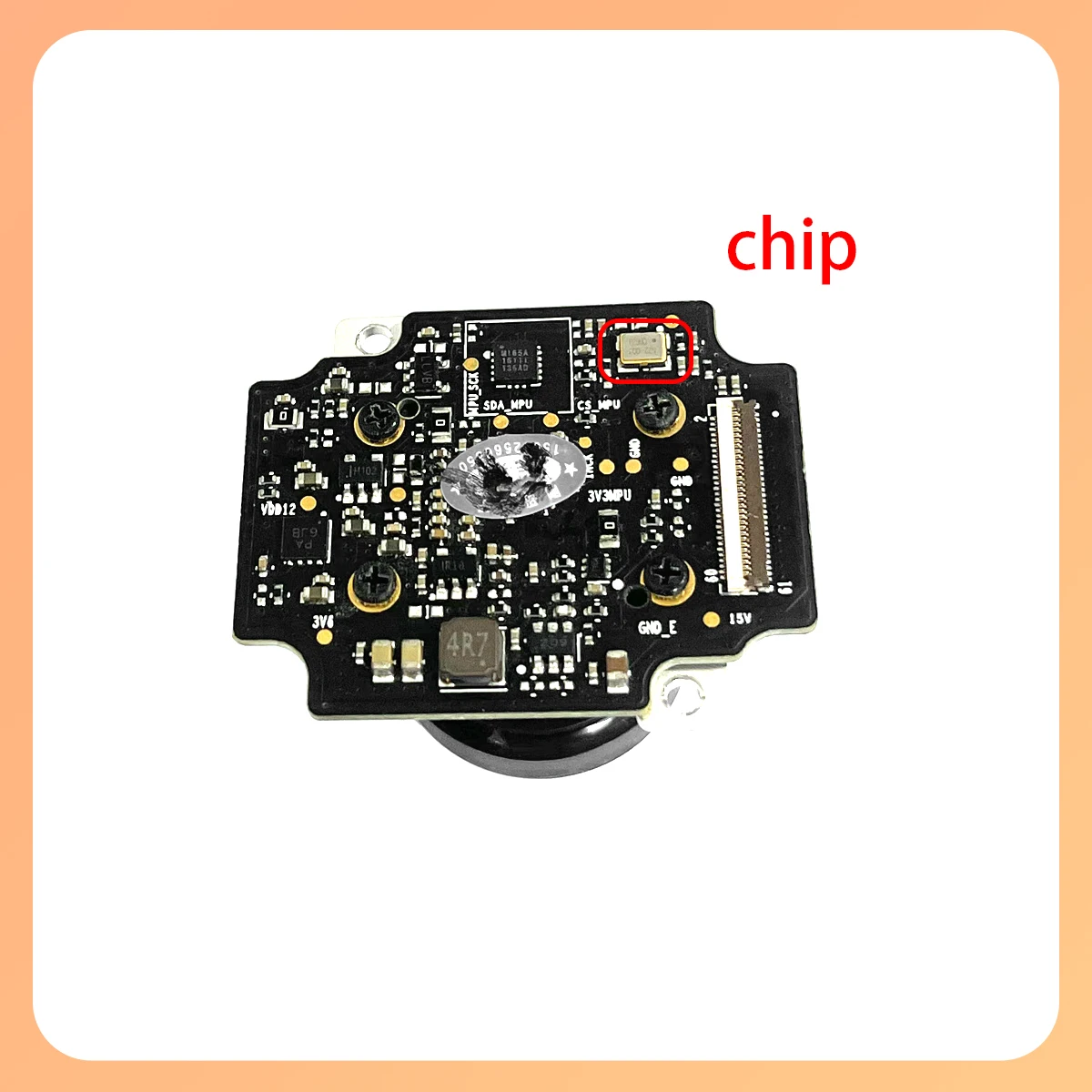 Original second-hand phantom 3a advanced gimbal YPR motor gimbal motherboard cover with scratches suitable for DJI phantom 3 - view 4