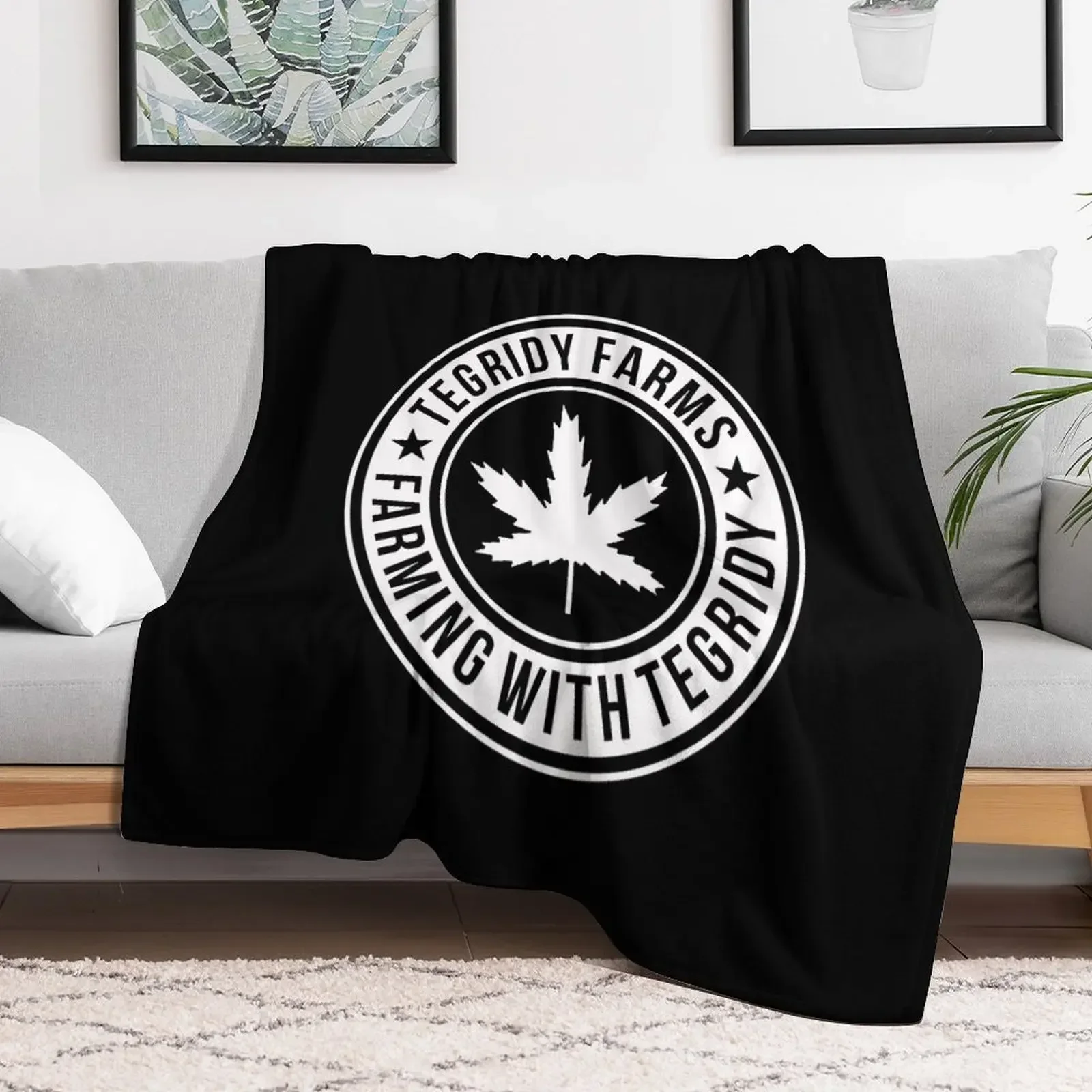 

TEGRIDY FARMS Throw Blanket Blankets Sofas Of Decoration Plaid on the sofa Picnic Stuffeds Blankets