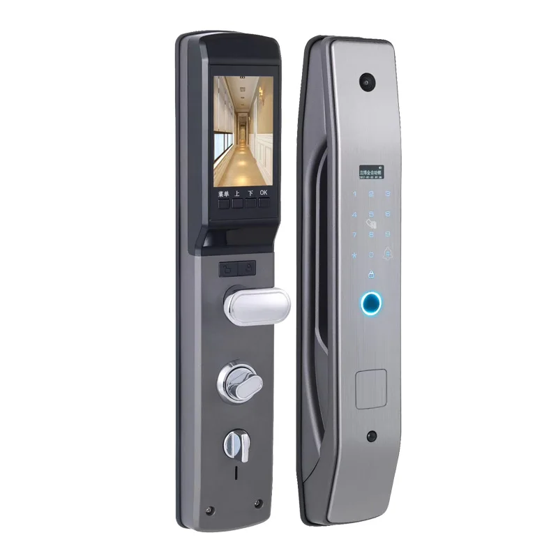 HanDaily Easy to Install Intelligent Electronic Fingerprint Lock App Remote Control Security Smart Door Lock for Home