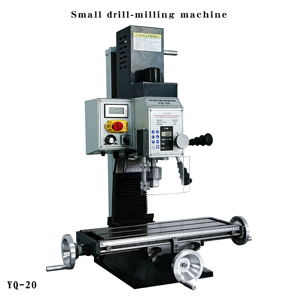 Drilling, milling, and  integrated machine, multifunctional small metal tool for milling punching, desktop machining tool