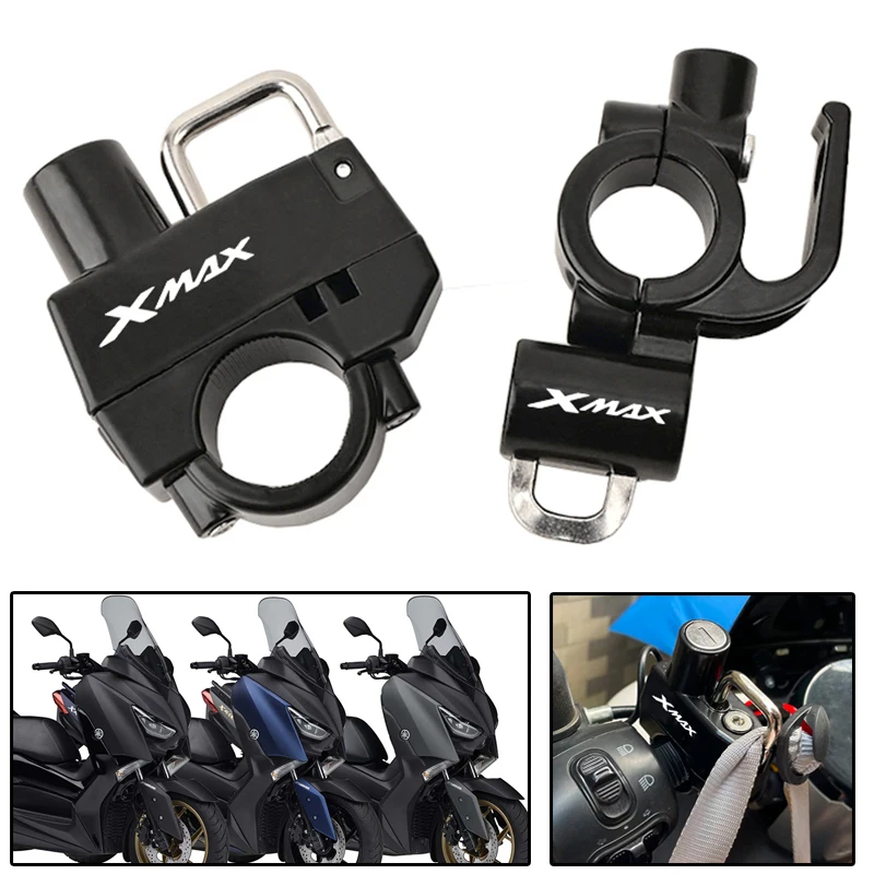 For YAMAHA XMAX300 R15 V3 V4 MT15 XMAX125 XMAX 300 250 125 R 15 MT 15 Universal Motorcycle Accessories Helmet Lock Anti-Theft