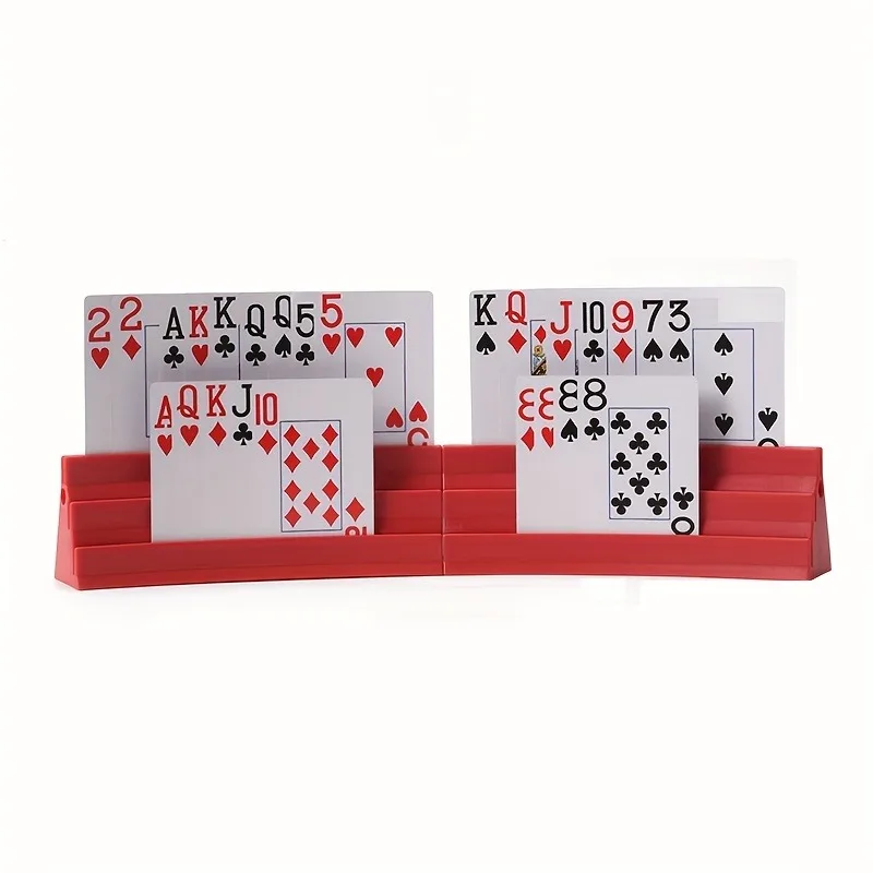 Halloween Weihnachten Karneval Spiel Kartenhalter 4-teiliges Set, freihändiger 3-stöckiger Kartenclip – Detail 2