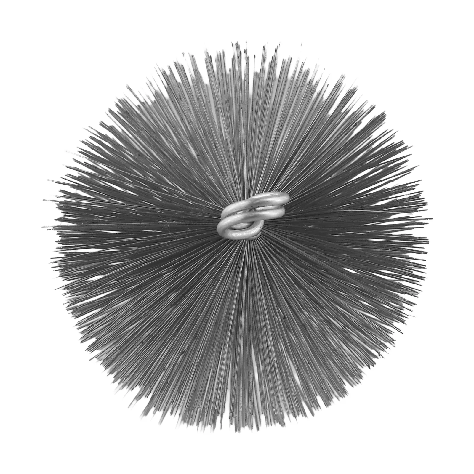 Flue Pipe Brush Fireplace Flue Brush For Fireplace Maintenance Spiral Knotted Construction Easy Assembly Effective Cleaning