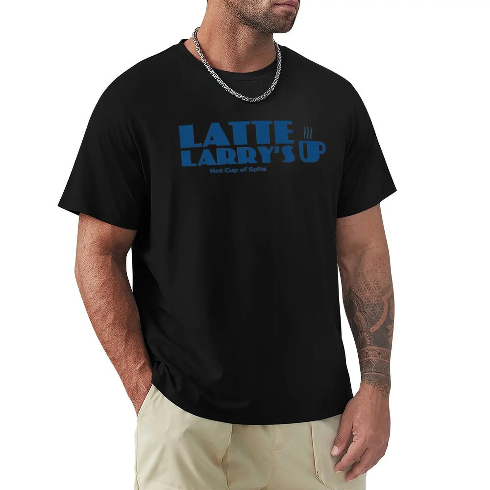 Latte Larry_s T-Shirt Plus Size Lightweight Tee Shirt