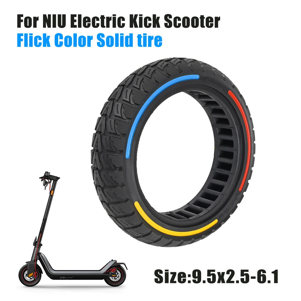 

9.5x2.5-6.1 Solid Rubber Tire Honeycomb Shock Absorption Replacement Tyre for Electric Scooters