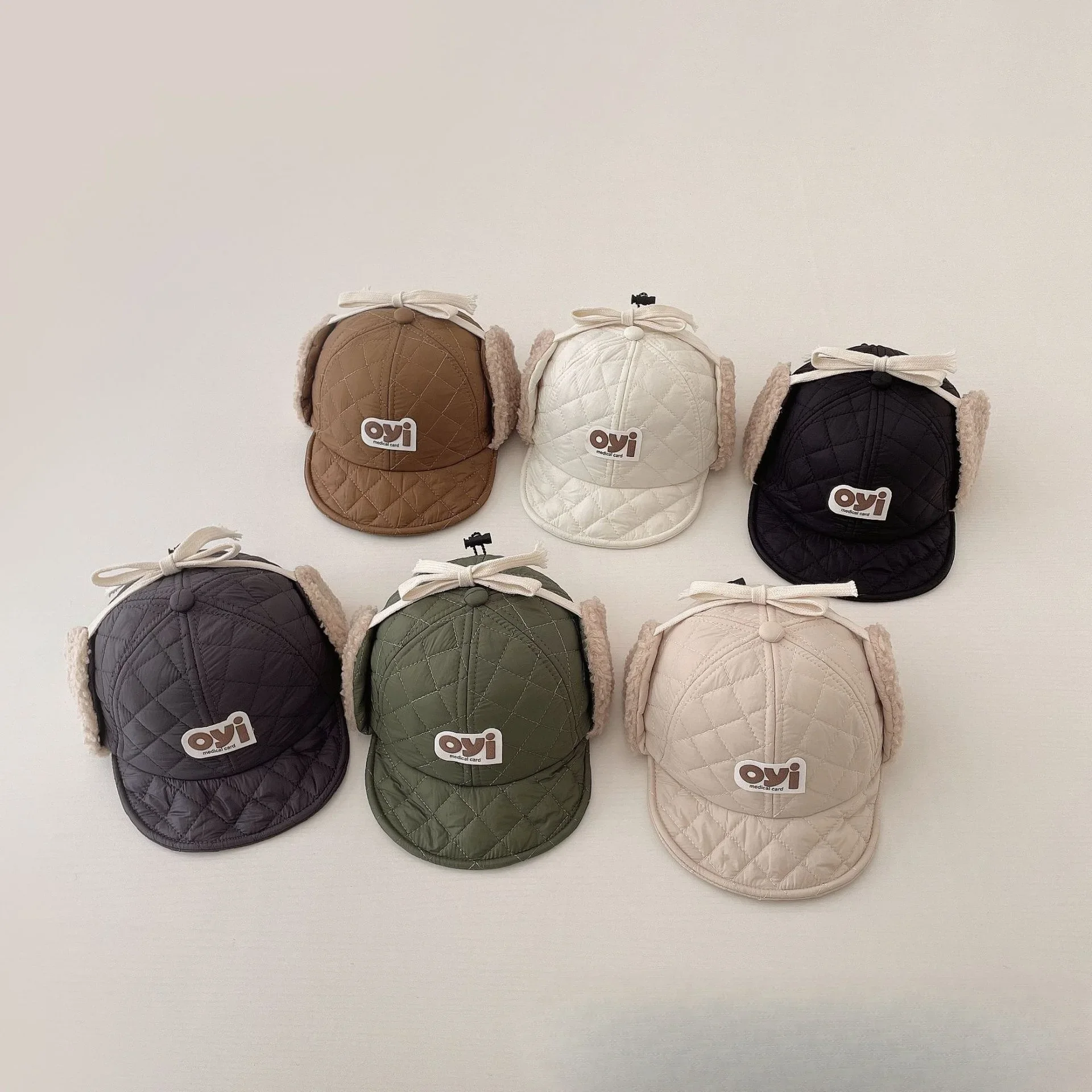 

2025 Baby Duck Bill Hat for Winter Cozy Thickened Fashionable Windproof Boys Girls Baby Ear Warmer Hat Lei Feng Hat