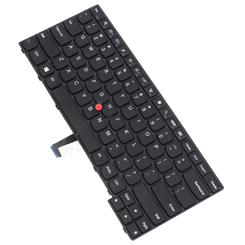 Dla Lenovo ThinkPad E450 E450Ckeyboard E455 E460 E465 W450 E460C Notebook angielska klawiatura 04x6181 US klawiatura