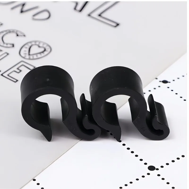 4 pcs 16mm S Shaped Pipe Clamps, Easy to Install, Securely Hold Hoses and Pipes, for Garden and Farm Use