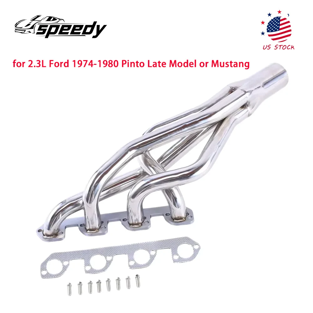 

1Set Exhaust Headers for 2.3L Ford 1974-1980 Pinto Late Model or Mustang