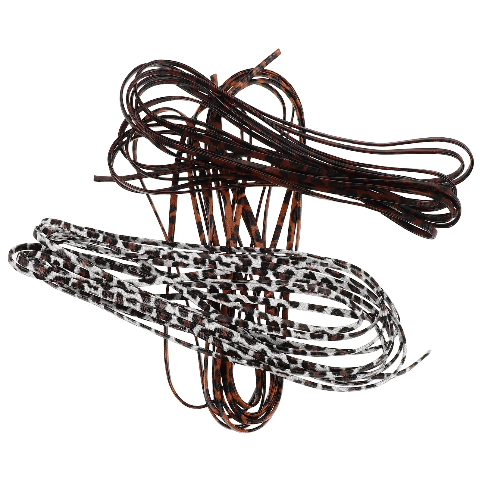 

3Pcs 5mm X 5m Leopard Faux Cord Soft Rope Necklace Bracelet DIY Crafts Decorative Wrapping Wrapping Rope