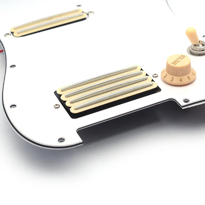 Guitar Dual Pickup Front Panel Assembly Can Be Independently Switched To Single Tape
