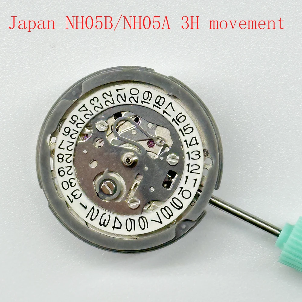 Japan Genuine NH05 NH05A NH05B Mechanical Movement 24 Jewels Skeleton Mechanism Modification Automatic Watch Replace Movement