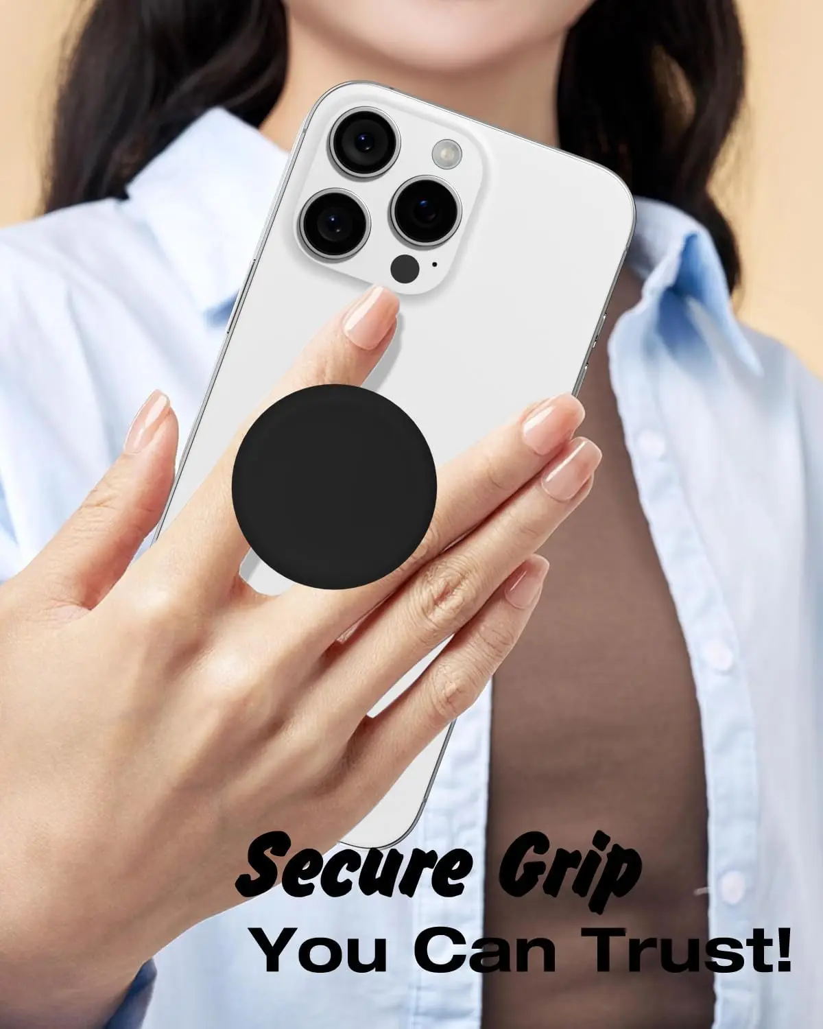 Popped Socket for Samsung Xiaomi Cell Bracket Stand Mount for iPhone 17 16 15 Mobile Phones Accessorie Finger Ring Grip Holder - view 5