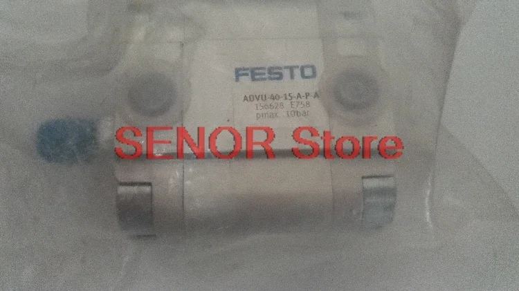 Brand new original double-acting compact cylinder ADVU-40-15-A-P-A{156628}