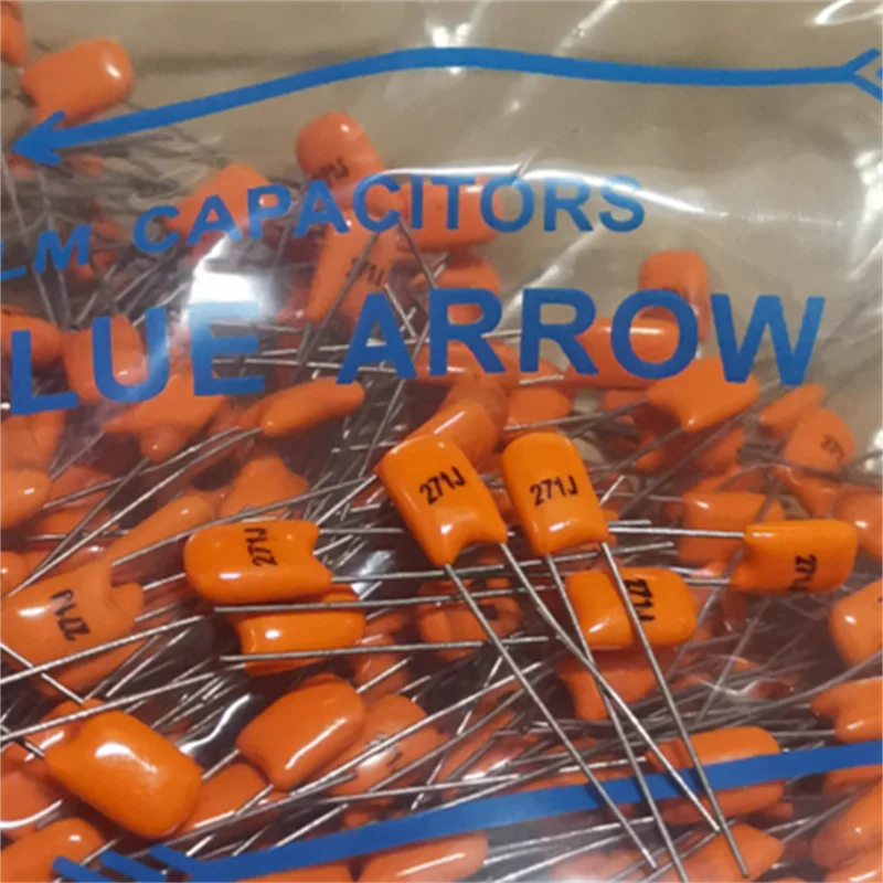 10PCS 100V 271 270PF 270P Orange APS Audio Film Capacitors