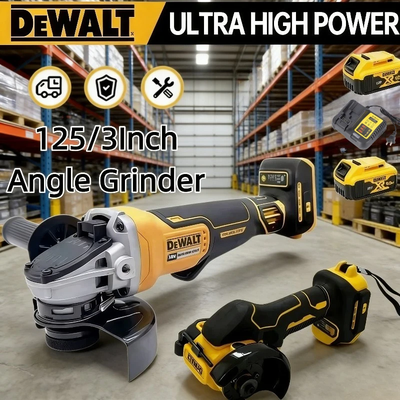 

DEWALT Cordless Angle Grinder Cutting Machine Grinding Polishing Machine Electric Diamond Cutting Grinder Power Tools