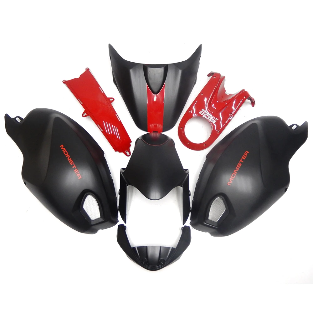 

Motorcycle Bodywork Set for Ducati Monster 1100 796 696 High Quality Injection ABS Plastics Fairings Mold Replace Accessories