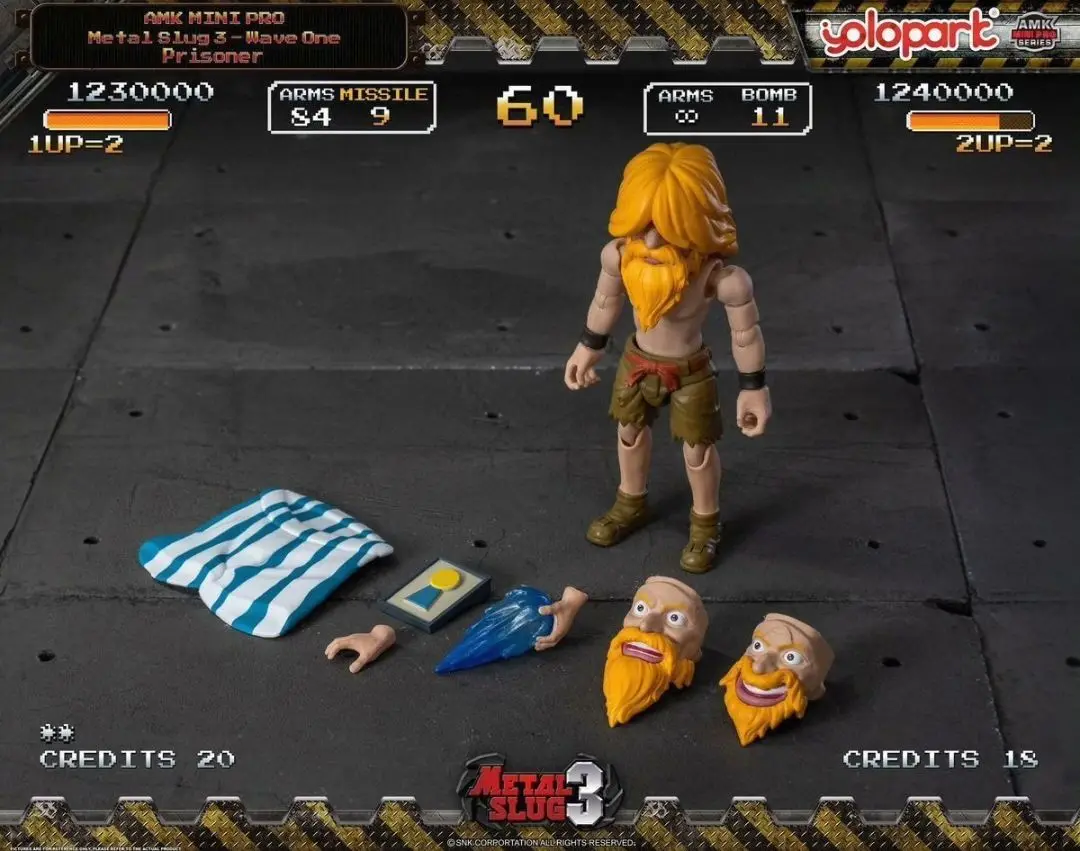 In-stock YOLOPARK Metal Slug 3 First Wave AMK Mini Series Marco Ostrich Vehicle Pre-assembled Action Figure Collectible Gift - view 4
