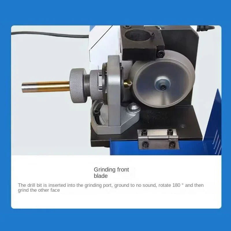Portable Twist Drill Bit Sharpener Small Drill Grinder for Drill Bit Polishing Workshop Use