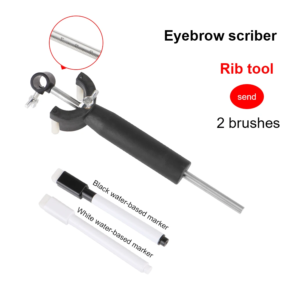 Wheel eyebrow parallel marking device 0-22cm Adjustable Automotive Sheet Metal Repair Tool Portable and Durable Paint Marking