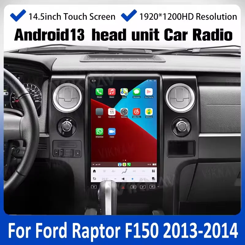 

Android 13 Car Radio For Ford F150 2013-2014 Vertical Screen Carplay GPS Navigation Touch Screen Multimedia Player Head Unit