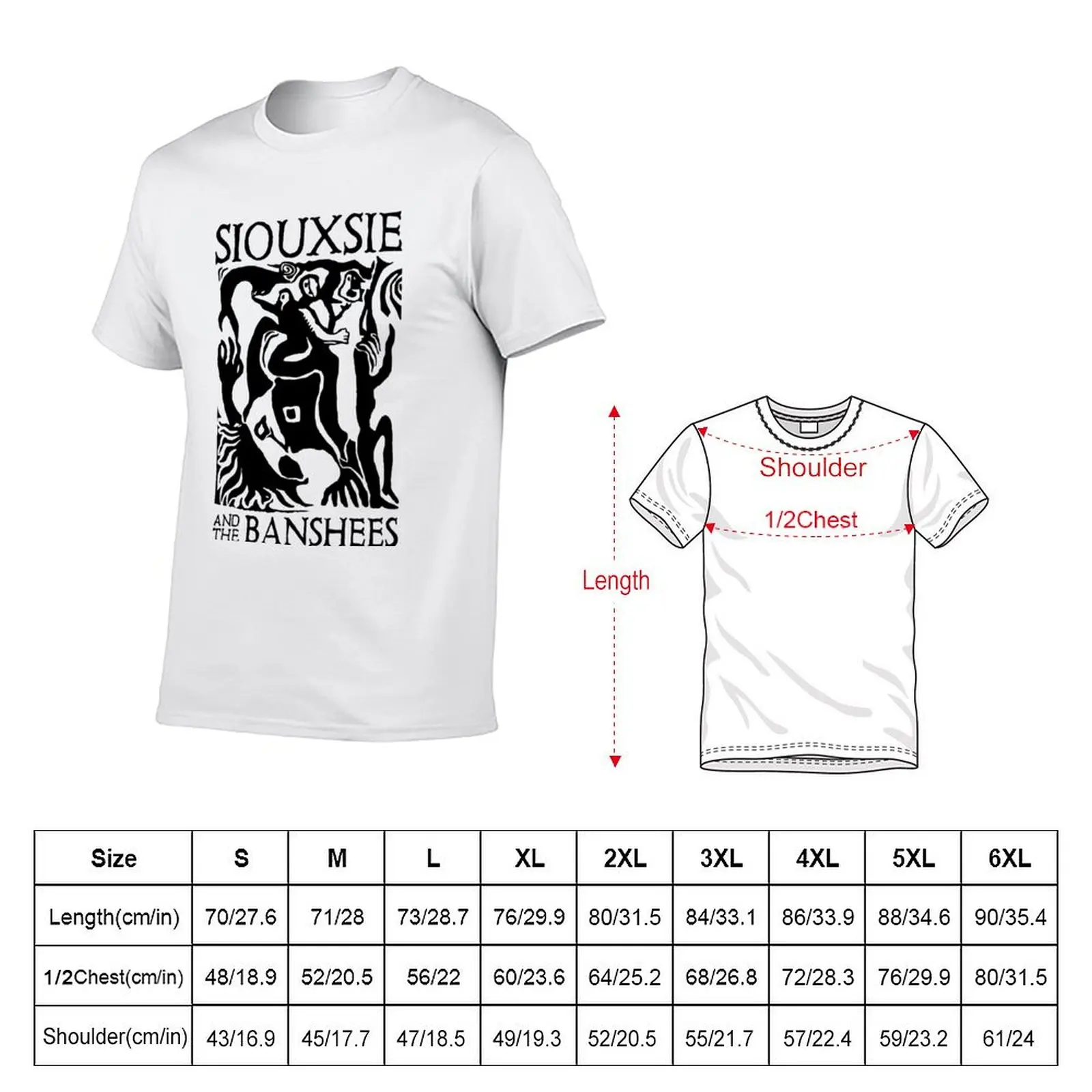 80s post punk music SATB Classic . T-Shirt Trendy Pattern T-Shirt for Men
