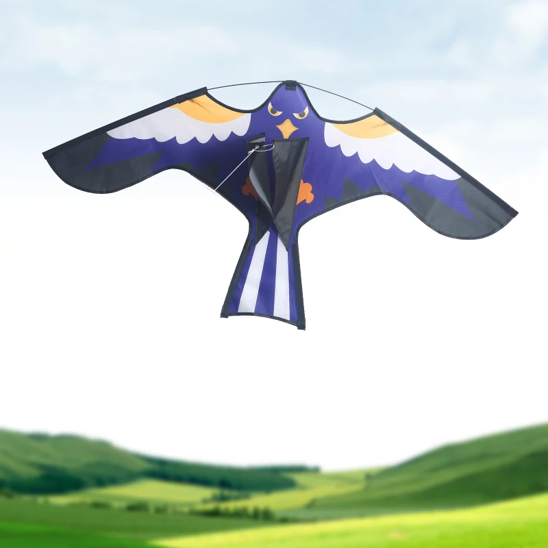 Yongjian 1.2- metros colorido pássaro repelindo águia, kite decoração de jardim repelente de pássaros pátio selvagem proteção de plantas de fazenda