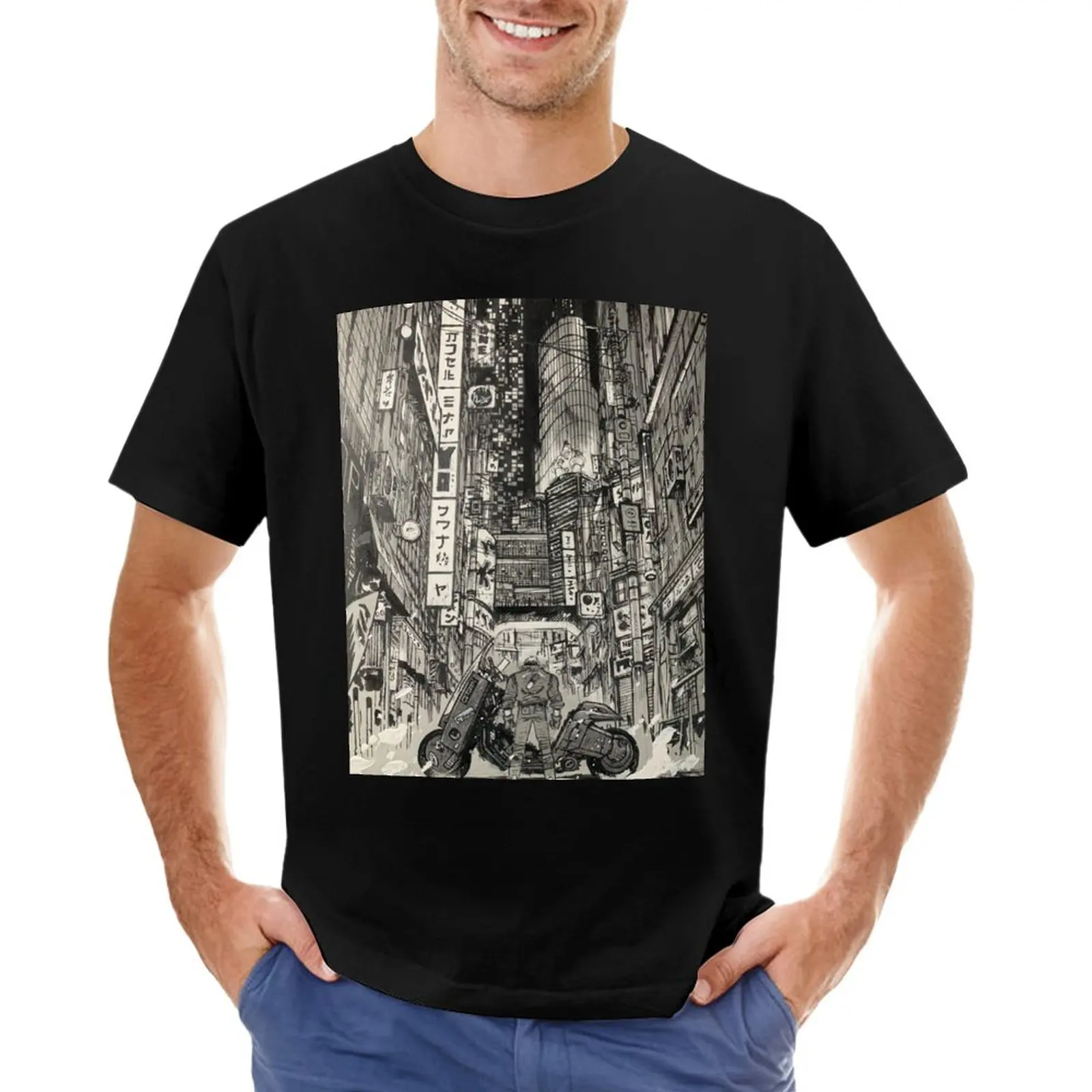 

Akira T-Shirt summer clothes heavyweight t shirts anime clothes t shirts men