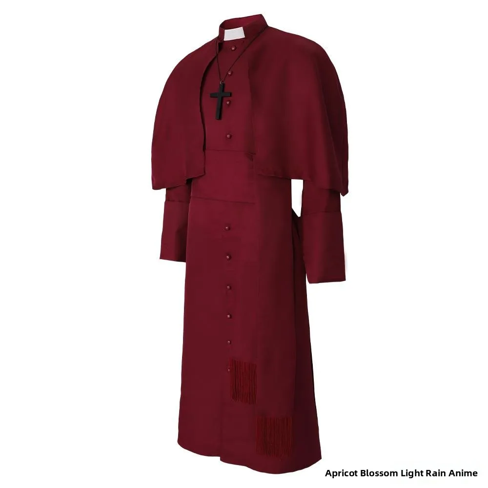 loween Costume Reformed Priest e Medieval Retro Role-plang Cross-border Ethnic Women's Clothing Stage Performance