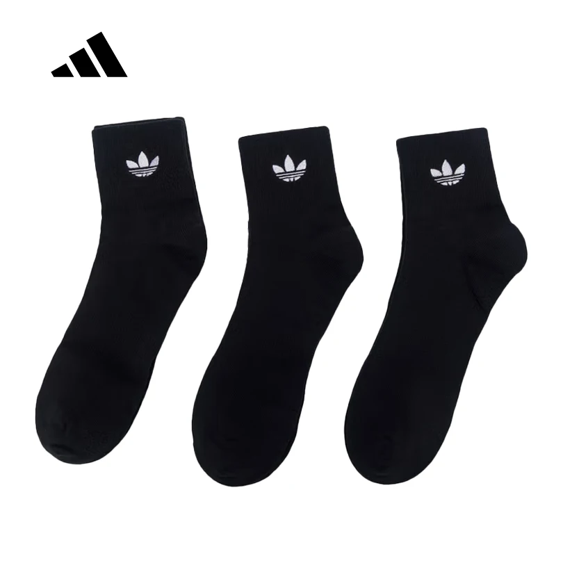 

Носки adidas Originals Unisex Trefoil Ankle Socks, 3 пары, удобные повседневные носки до щиколотки JC9287