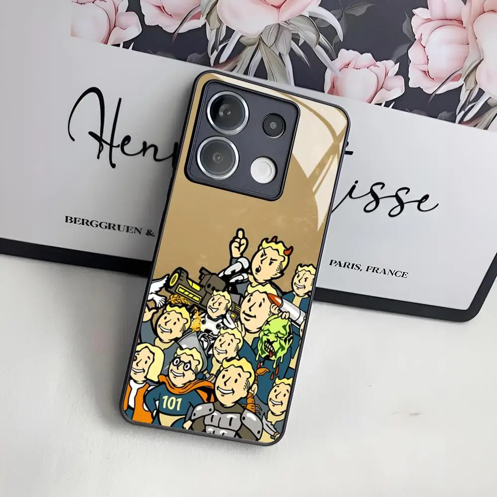 Game Fallout Phone Case for Xiaomi 14 13 12 11 13t 12t 11t POCO M6 M5 X6 X5 F6 F5 Ultra Pro Lite 5G glass Cover