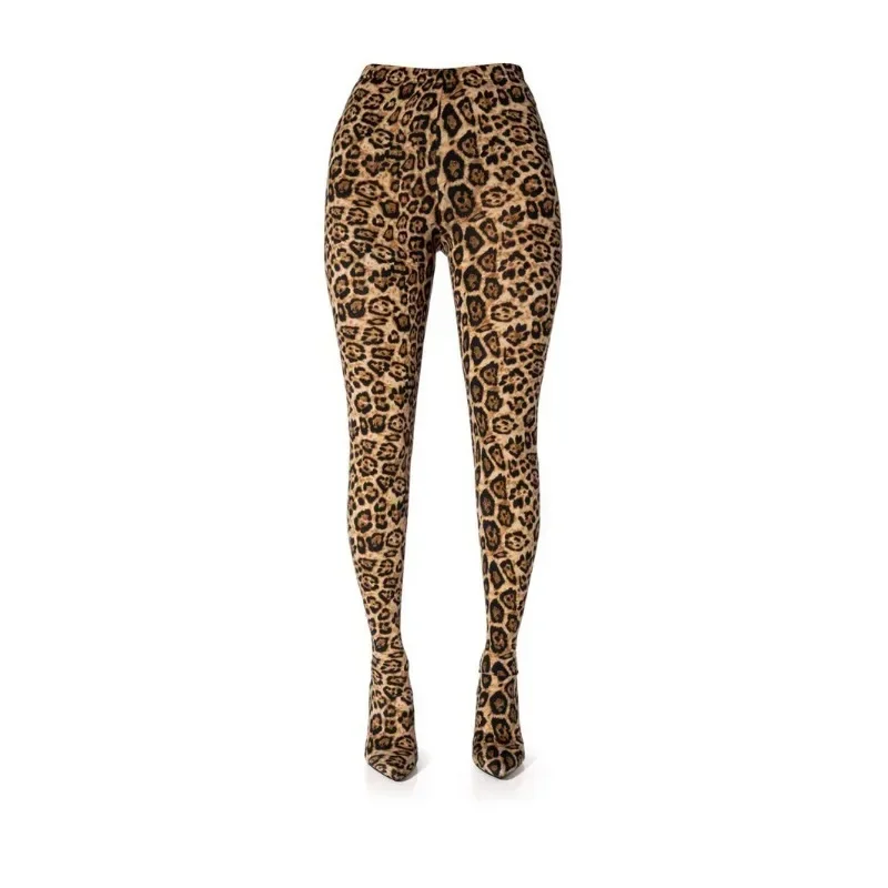 Satins Elastic Cloth Jumpsuit Pants Boots Women Racing Party Trendy Sexy Steel Pipe Dance Pants Boots High-heel 8.5cm/10cm 34-45 - view 5