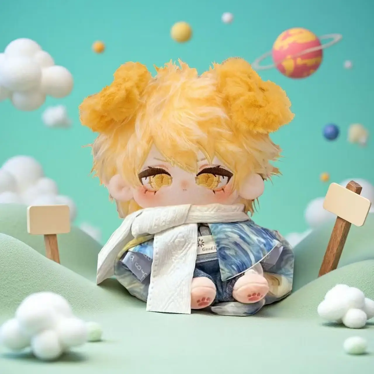 

20CM Honkai:Star Rail Khaslana Phainon Stuffed Toy Plush Doll For Kids Yellow Hair Boy Cute Cosplay Dress Up Xmas Birthday Gift